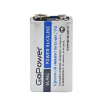 Батарейка GoPower Крона 6LR61 BL1 Alkaline 9V от магазина RiggerShop