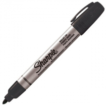 Маркер перманентный Sharpie Metal Barrel (черный) от магазина RiggerShop