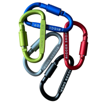 Карабин с замком для аксессуаров с фирменным наименованием Rigger shop от магазина RiggerShop