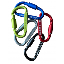 Карабин с замком для аксессуаров с фирменным наименованием Rigger shop от магазина RiggerShop