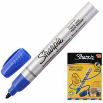 Маркер перманентный Sharpie Metal Barrel (синий) от магазина RiggerShop